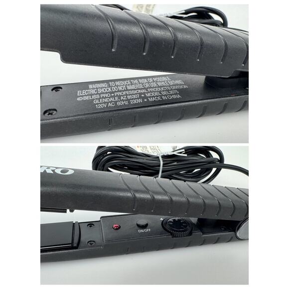 Beliss Pro Titanium Straightener 1” Ceramic Heated Sol-Gel 50 Plates Flat Iron - Picture 2 of 8